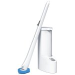 Brosse de toilette jetable dissolvant la tte de rechange ensemble de brosse de nettoyage de toilette ...