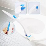 Brosse de toilette jetable, set de brosses de toilette jetables, brosse wc avec ttes de rechange, brosse ...