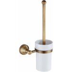Brosse de toilette en laiton antique ensemble de porte - brosse avec un tasse en ceramique Brosse de toilette en laiton antique ensemble de porte - brosse avec un tasse en ceramique