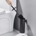 Brosse toilettes wc suspendu noir avec support brosse balai toilette acier inox à manche long brosse ... Brosse toilettes wc suspendu noir avec support brosse balai toilette acier inox à manche long brosse ...