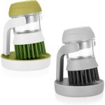 Brosse � vaisselle avec distributeur de liquide, 2x brosse vaisselle avec reservoir, brosse de cuisine ...