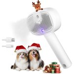 Brosse � vapeur 4 - en - 1 pour chats & chiens, rechargeable � auto - nettoyage (2 modes pulv�risation, ...