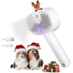 Brosse � vapeur 4 - en - 1 pour chats & chiens, rechargeable � auto - nettoyage (2 modes pulv�risation, ...