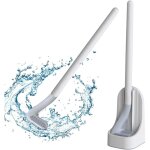 Brosse wc silicone, brosse de toilette, brosse toilette et supports, brosse wc salle de bain et wc � ...
