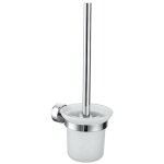 Brosse wc brosse toilette, balayette wc brosse de toilette et support, kit de brosse de nettoyage de ...