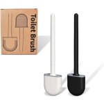 Brosse wc toilette silicone plate paquet de 2, balai wc et supports, brosse balayette wc suspendu, s�chage ...