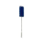 Brosserie thomas - goupillon inox alim. d60mm, fibres bleues, 0. 5mm / lg40 - e12cm
