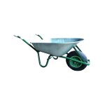 Brouette premium 90 litres cuve galvanise - roue gonflable