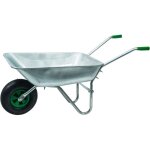 Brouette en acier galvanis avec roue gonfle werka pro