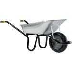 Brouette � caisse galvanis�e 100 l et roue gonfl�e � 380 mm bal�ares pn - haemmerlin - cdh group