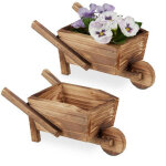 Brouette a plantes lot de 2