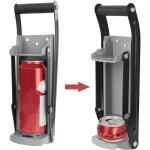 Broyeur de canettes mural robuste presse canette avec la poign�e confortable levier pour le compacteur ...