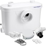 Broyeur sanitaire 400 w pompe de relevage sanitaires 100 l / min distance de pompage verticale de 7 m ...