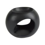 Brle parfum en cramique 'orbe' 13cm noir