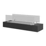 Sololed - brûleur au bioéthanol avec insert de plan de travail en acier inoxydable noir mat 60 cm avec ... Sololed - brûleur au bioéthanol avec insert de plan de travail en acier inoxydable noir mat 60 cm avec ...