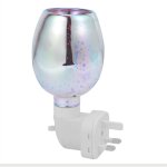 Br�leur de cire �lectrique, lampe d'aromath�rapie 3d, veilleuse, prise britannique