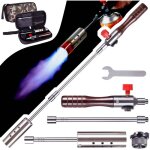 Br�leur � gaz pour le chauffage du bronzage pliable dans un �tui cartouche 1200c