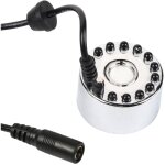 Brumisateur, changeant ultrasonique brumisateur fontaine d'eau tang atomiseur humidificateur d'air 12 ...