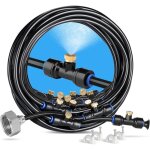 Brumisateur exterieur, 18m brumisateur terrasse avec 20 buse brumisateur + 6 buses de rechange + 1adaptateur ... Brumisateur exterieur, 18m brumisateur terrasse avec 20 buse brumisateur + 6 buses de rechange + 1adaptateur ...