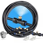 Brumisateur exterieur, 8m brumisateur terrasse avec 7 buse brumisateur + 2 buses de rechange + 1adaptateur ...