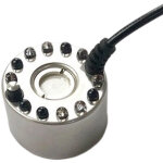 Brumisateur � ultrasons, avec 12 led , mini machine � brouillard brumisateur en m�tal, humidificateur ...