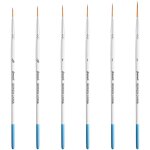 Brush set, 6 pinceaux pour peindre des fines lignes longues, des brins d'herbe, des cheveux et plus encore. ...