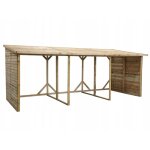 Bûcher 20 m3 - 5, 20x2 m - h. 2, 06 m - traité Bûcher 20 m3 - 5, 20x2 m - h. 2, 06 m - traité
