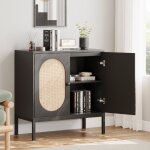 Hoerfuriy - buffet avec 2 portes, armoire de cuisine, 83x80x40cm, Étagères réglables, style rustique, ... Hoerfuriy - buffet avec 2 portes, armoire de cuisine, 83x80x40cm, Étagères réglables, style rustique, ...