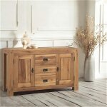 Pier import - buffet 2 portes chne massif 150cm fjord