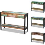 Buffet 3 tiroirs bois de rcupration massif - buffet vintage - buffet design - meuble industriel - mobilier ...