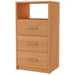 Commode 3so alder 40cm tiroirs �tag�re