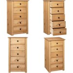 Vidaxl - buffet 46x40x89 cm pin gamme panama - buffet - meuble de rangement - commode - armoire latrale ...