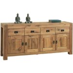 Pier import - buffet bahut chêne 4 portes 193cm fjord Pier import - buffet bahut chêne 4 portes 193cm fjord
