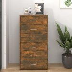 Buffet bahut commode armoire meuble de rangement organisateur cuisine salle de s�jour salon avec 6 tiroirs ...