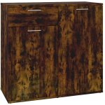 Buffet bahut commode armoire meuble de rangement organisateur cuisine salle de s�jour salon 80 x 36 x ...