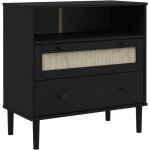 Buffet bahut commode armoire meuble de rangement organisateur cuisine salle de séjour salon aspect rotin ... Buffet bahut commode armoire meuble de rangement organisateur cuisine salle de séjour salon aspect rotin ...