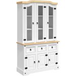 Buffet bahut commode armoire meuble de rangement organisateur cuisine salle de séjour salon haut corona ... Buffet bahut commode armoire meuble de rangement organisateur cuisine salle de séjour salon haut corona ...