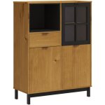 Buffet bahut commode armoire meuble de rangement organisateur cuisine salle de s�jour salon avec porte ...