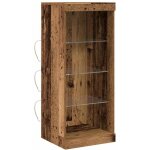 Buffet?bahut?meuble de rangement bois ancien 41 x 37 x 100 cm bois d'ing�nierie cfw62897