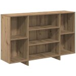 Buffet?bahut?meuble de rangement ch�ne artisanal 120 x 30 x 75 cm bois d'ing�nierie cfw31954