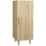 Buffet?bahut?meuble de rangement ch�ne sonoma 34, 5x34x90 cm bois d'ing�nierie cfw87456