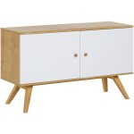 Petits - meubles - buffet bas 2 portes vox nature blanc