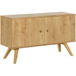 Petits - meubles - buffet bas 2 portes vox nature bois