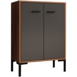 Buffet bas de salon 2 portes 60x84x30cm meuble d'appoint armoire de rangement modle lander l15 couleur ...