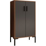 Buffet bas de salon 2 portes 60x93, 5x35cm meuble d'appoint armoire de rangement modle lander l17 couleur ...