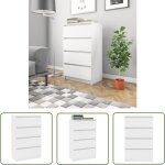 Buffet blanc 60x35x98, 5 cm bois d'ingénierie - buffet blanc - meuble rangement - armoire entrée - mobilier ... Buffet blanc 60x35x98, 5 cm bois d'ingénierie - buffet blanc - meuble rangement - armoire entrée - mobilier ...