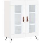 Buffet blanc 69, 5x34x90 cm bois d'ingnierie