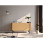 Bobochic - buffet arrondi 4 portes 168 cm amboise couleur chne