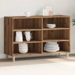 Buffet ch�ne artisanal 103, 5x35x70 cm bois d'ing�nierie - vidaxl