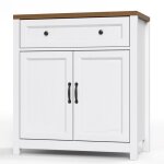 Buffet de cuisine bealife meuble rangement 1 tiroir 2 portes Étagères réglables meuble bas pour salle ... Buffet de cuisine bealife meuble rangement 1 tiroir 2 portes Étagères réglables meuble bas pour salle ...